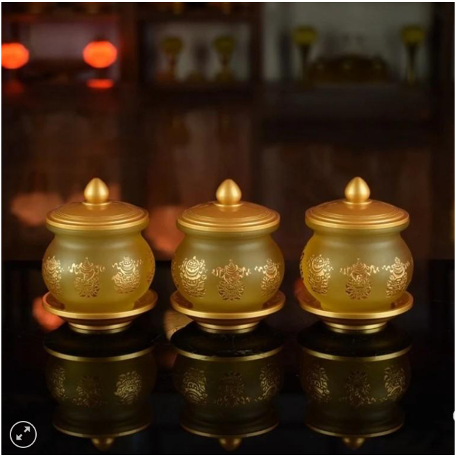 Chén Nước Lưu Ly Khắc 8 Cát Tường Bằng Đồng.png